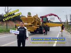 18 Tons Truck bơm bê tông lớn THB36 50m Truck Mounted Boom Pump